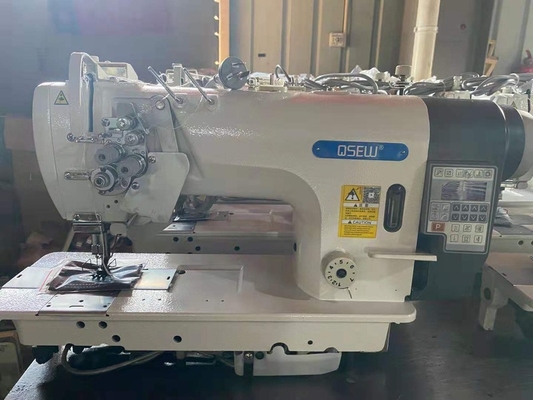 QS-4420D Direct drive double needle three synchronization walking foot lockstitch big hook industrial sewing machine