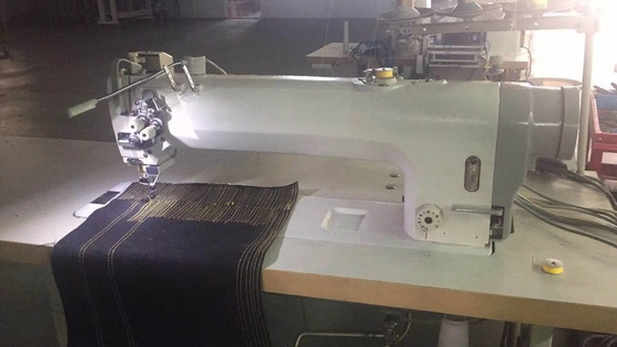 QS-4420D Direct drive double needle three synchronization walking foot lockstitch big hook industrial sewing machine