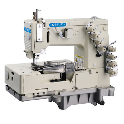 Las máquinas de coser de la aguja multi plana QS-1303 con la flor cosen industrial